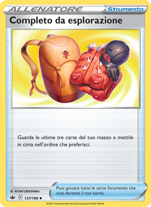 Completo da esplorazione 137/233 — Regno Glaciale (Italian Pokémon TCG card)