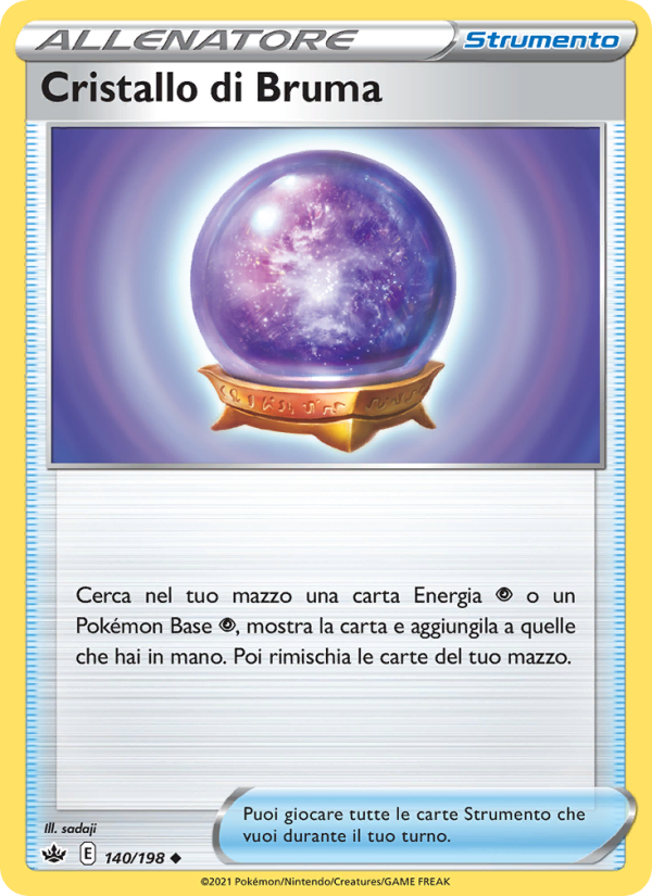 Cristallo di Bruma 140/233 — Regno Glaciale (Italian Pokémon TCG card)