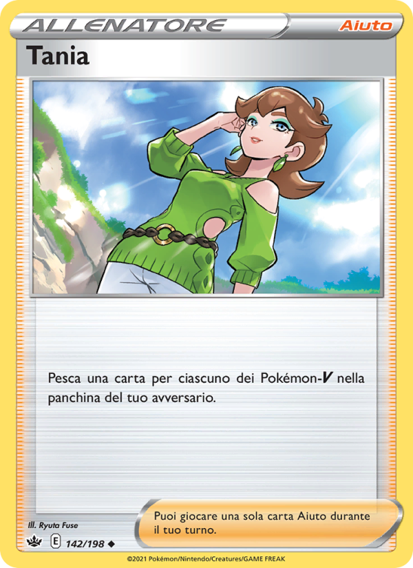 Tania 142/233 — Regno Glaciale (Italian Pokémon TCG card)