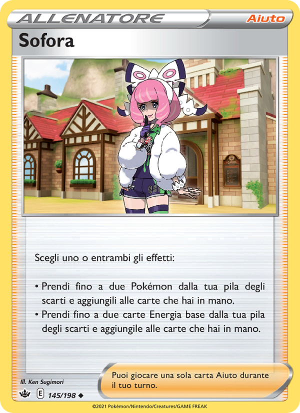 Sofora 145/233 — Regno Glaciale (Italian Pokémon TCG card)