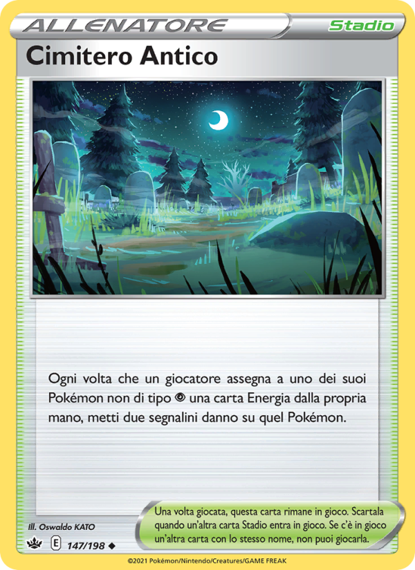 Cimitero Antico 147/233 — Regno Glaciale (Italian Pokémon TCG card)
