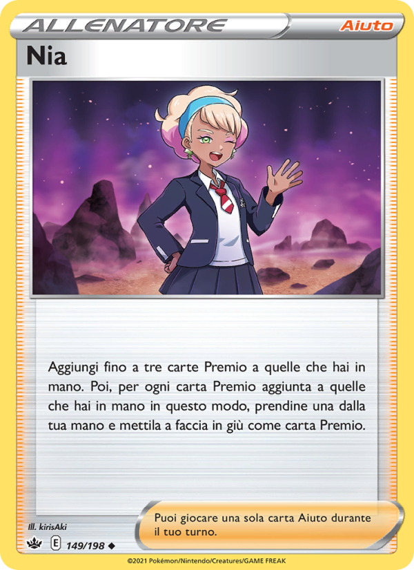 Nia 149/233 — Regno Glaciale (Italian Pokémon TCG card)