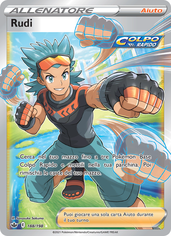 Rudi 188/233 — Regno Glaciale (Italian Pokémon TCG card)