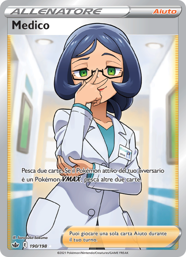 Medico 190/233 — Regno Glaciale (Italian Pokémon TCG card)