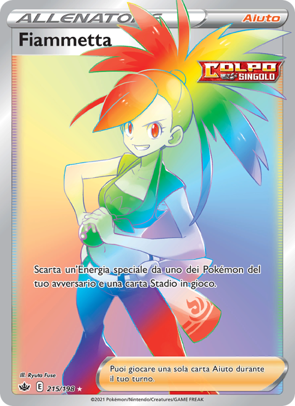 Fiammetta 215/233 — Regno Glaciale (Italian Pokémon TCG card)