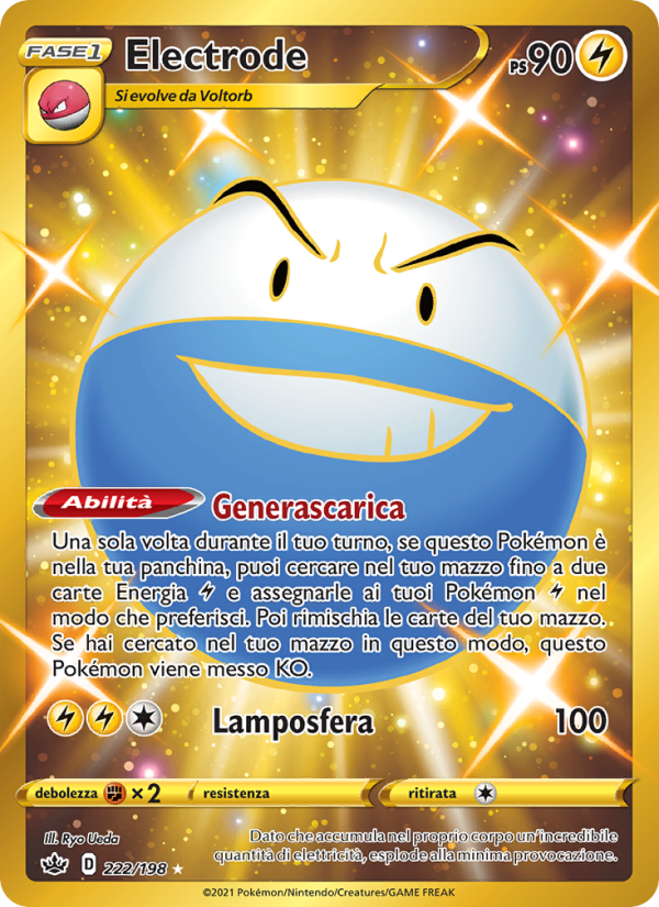 Electrode 222/233 — Regno Glaciale (Italian Pokémon TCG card)