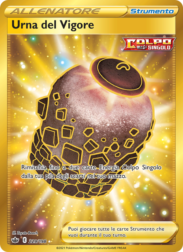 Urna del Vigore 229/233 — Regno Glaciale (Italian Pokémon TCG card)