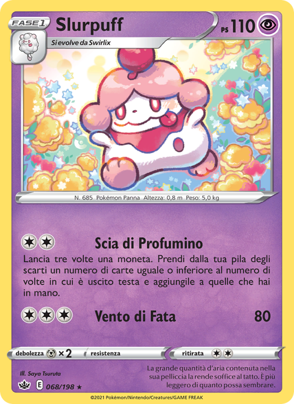 Slurpuff 068/233 — Regno Glaciale (Italian Pokémon TCG card)