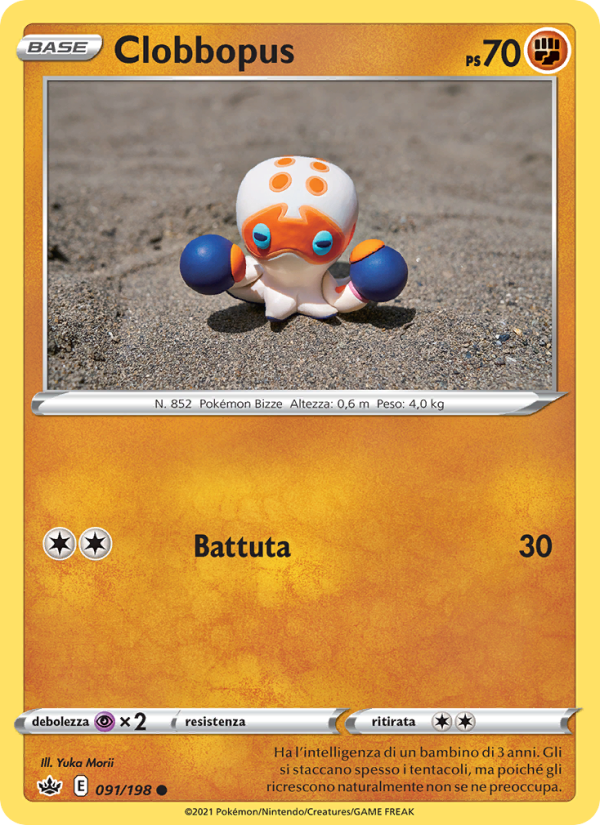 Clobbopus 091/233 — Regno Glaciale (Italian Pokémon TCG card)