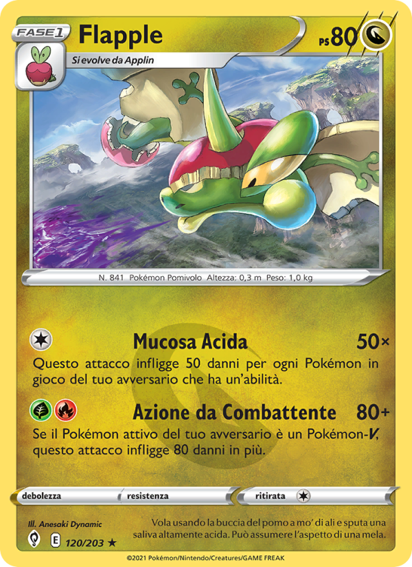 Flapple 120/237 — Evoluzioni Eteree (Italian Pokémon TCG card)