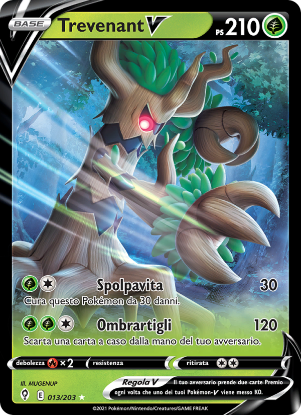 Trevenant V 013/237 — Evoluzioni Eteree (Italian Pokémon TCG card)