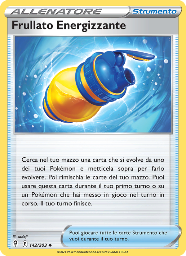 Frullato Energizzante 142/237 — Evoluzioni Eteree (Italian Pokémon TCG card)
