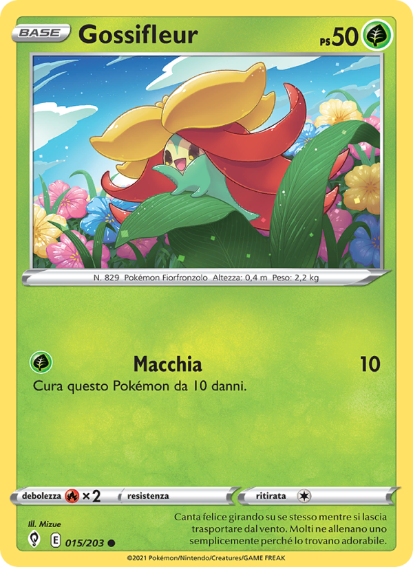 Gossifleur 015/237 — Evoluzioni Eteree (Italian Pokémon TCG card)
