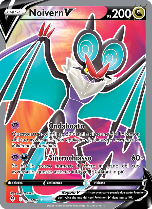 Noivern V 195/237 — Evoluzioni Eteree (Italian Pokémon TCG card)