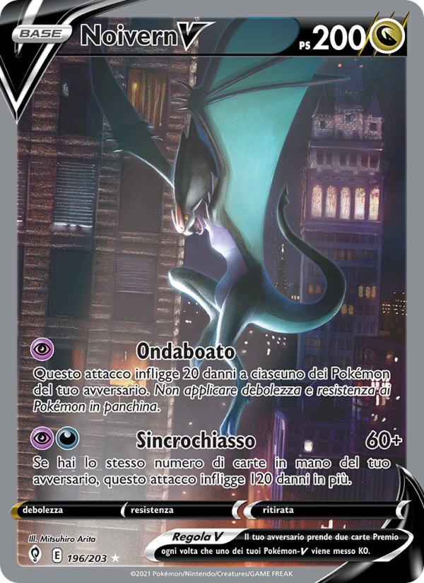 Noivern V 196/237 — Evoluzioni Eteree (Italian Pokémon TCG card)