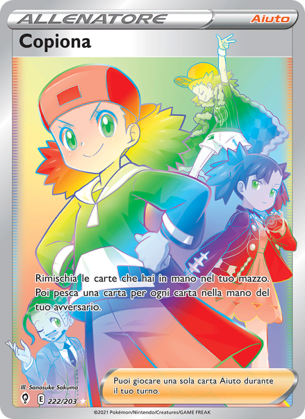 Copiona 222/237 — Evoluzioni Eteree (Italian Pokémon TCG card)