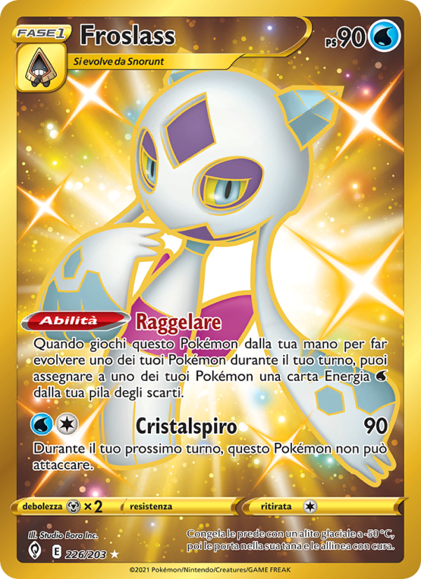 Froslass 226/237 — Evoluzioni Eteree (Italian Pokémon TCG card)