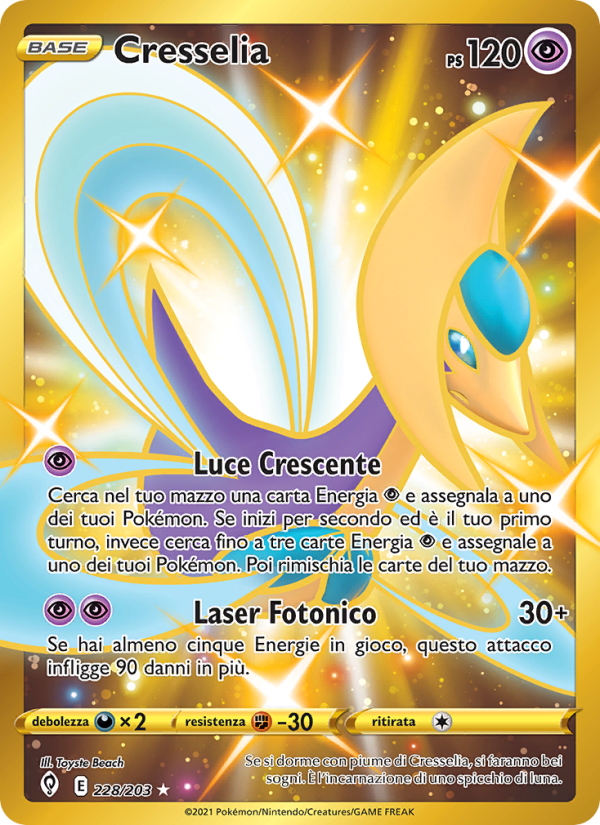 Cresselia 228/237 — Evoluzioni Eteree (Italian Pokémon TCG card)