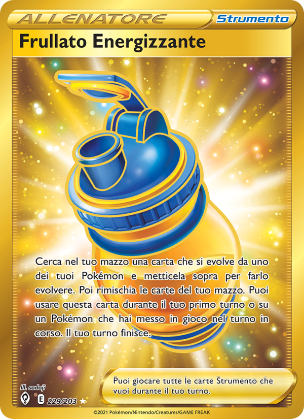 Frullato Energizzante 229/237 — Evoluzioni Eteree (Italian Pokémon TCG card)
