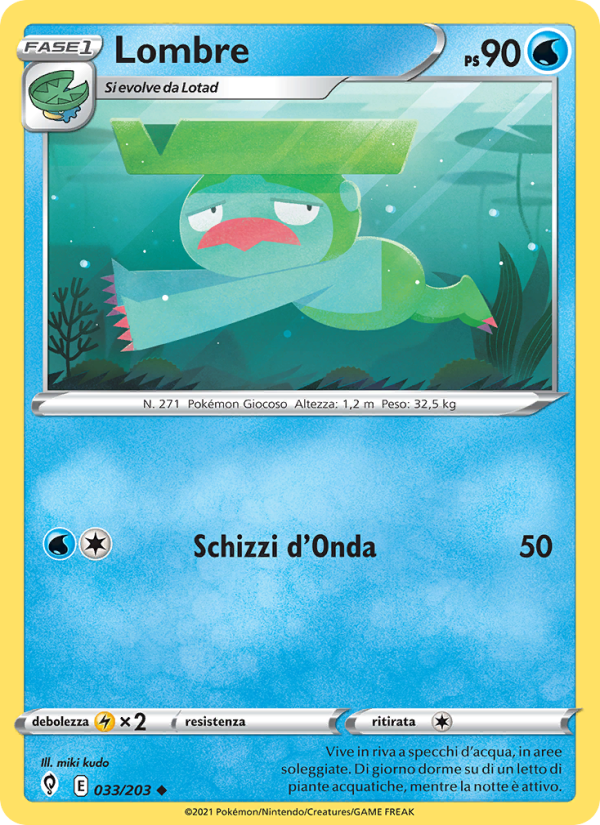 Lombre 033/237 — Evoluzioni Eteree (Italian Pokémon TCG card)