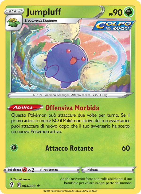 Jumpluff 004/237 — Evoluzioni Eteree (Italian Pokémon TCG card)