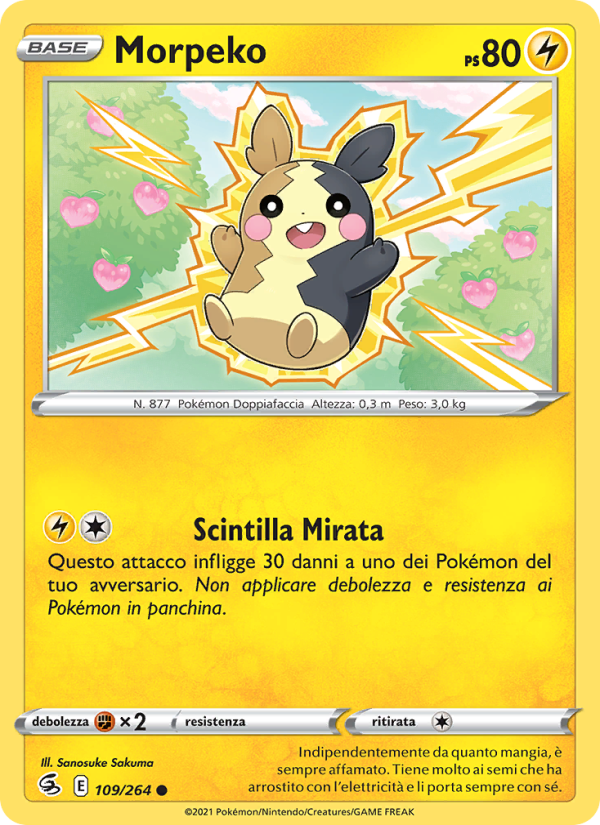 Morpeko 109/284 — Colpo Fusione (Italian Pokémon TCG card)