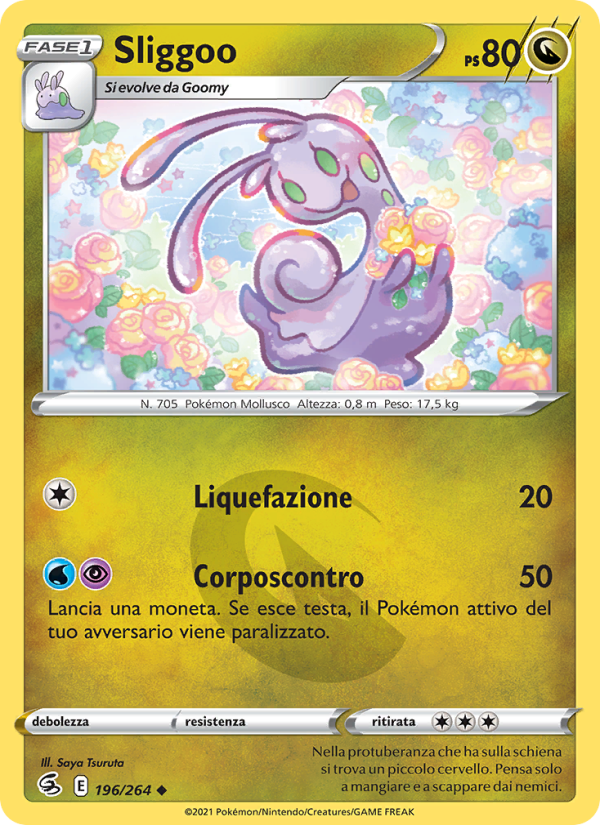 Sliggoo 196/284 — Colpo Fusione (Italian Pokémon TCG card)