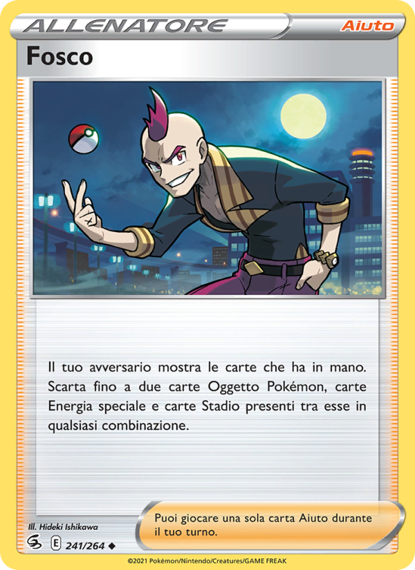 Fosco 241/284 — Colpo Fusione (Italian Pokémon TCG card)