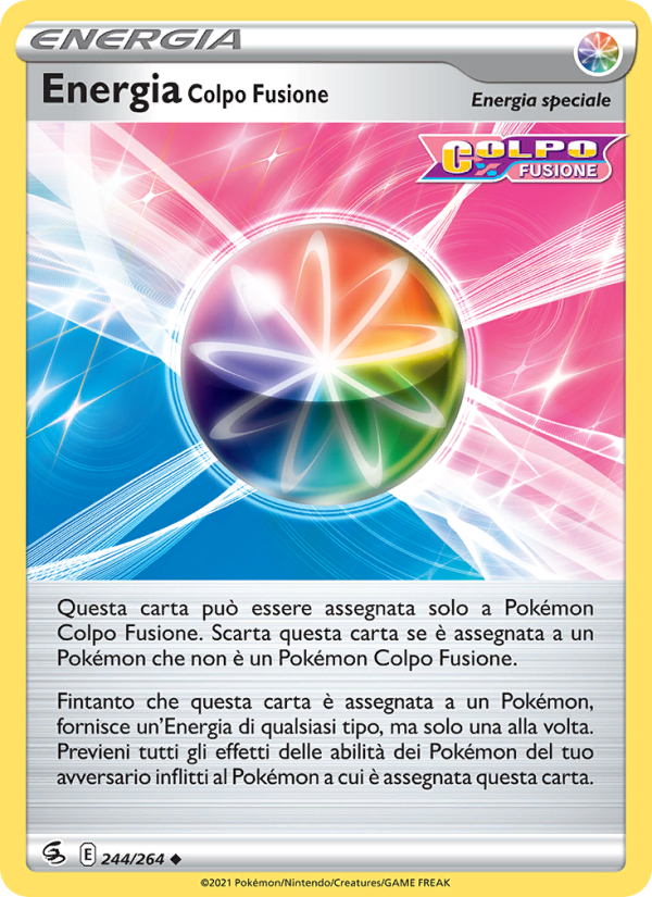 Energia Colpo Fusione 244/284 — Colpo Fusione (Italian Pokémon TCG card)