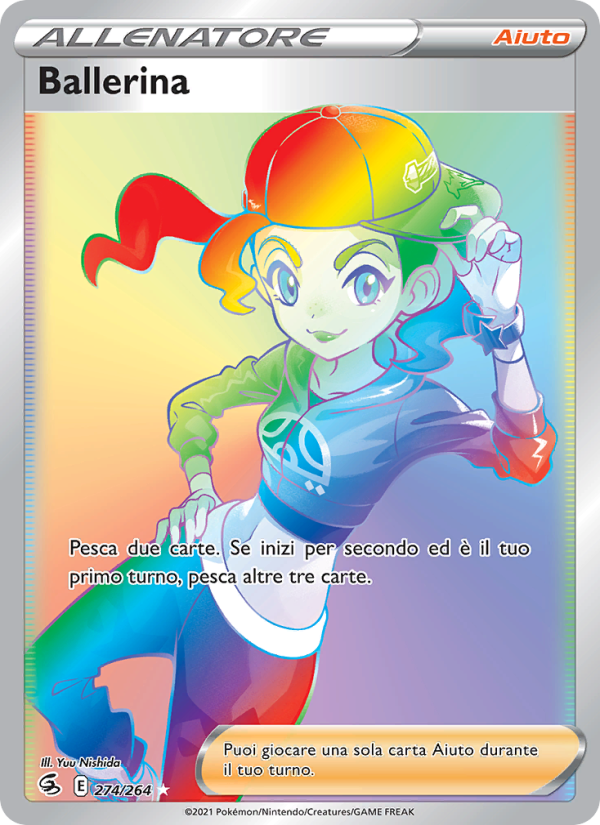 Ballerina 274/284 — Colpo Fusione (Italian Pokémon TCG card)