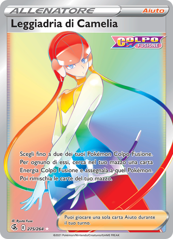 Leggiadria di Camelia 275/284 — Colpo Fusione (Italian Pokémon TCG card)