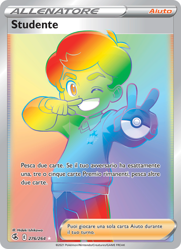 Studente 276/284 — Colpo Fusione (Italian Pokémon TCG card)