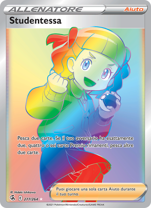 Studentessa 277/284 — Colpo Fusione (Italian Pokémon TCG card)