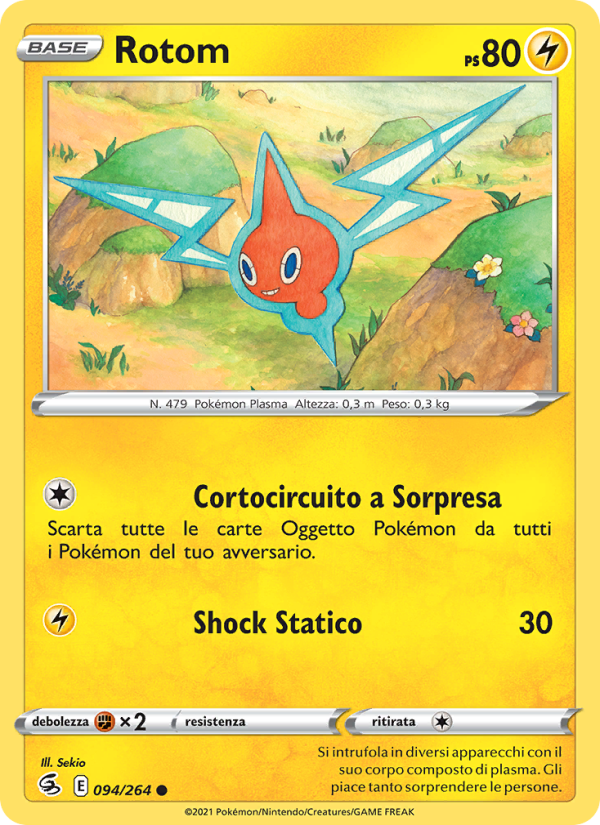 Rotom 094/284 — Colpo Fusione (Italian Pokémon TCG card)