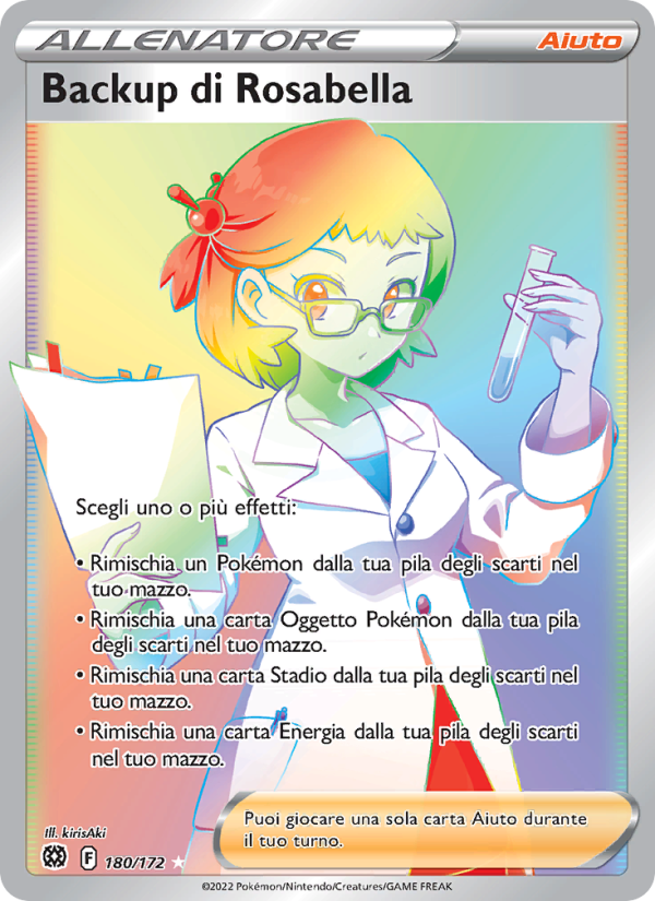 Backup di Rosabella 180/216 — Astri Lucenti (Italian Pokémon TCG card)