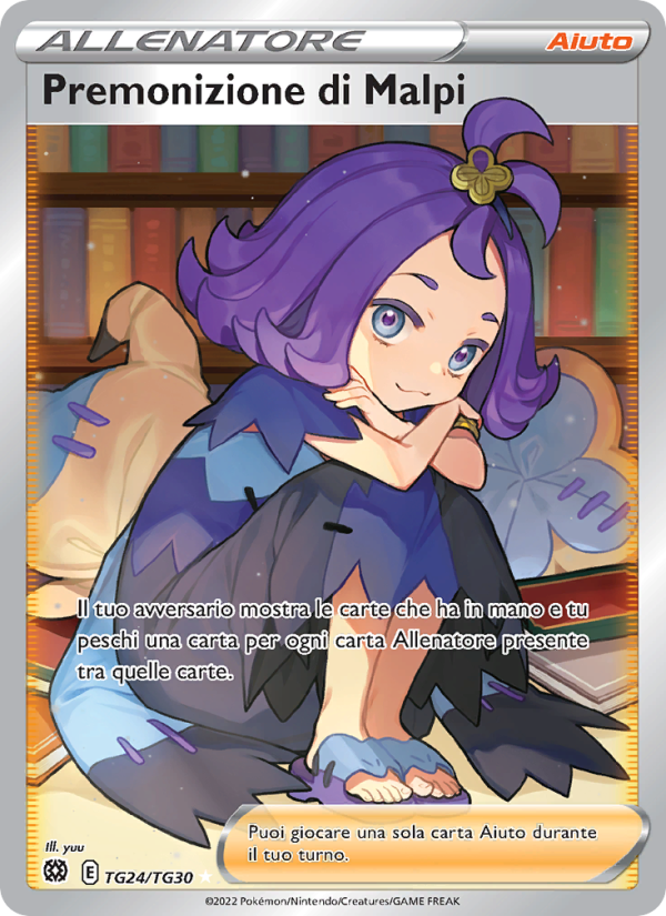Premonizione di Malpi TG24 — Astri Lucenti (Italian Pokémon TCG card)