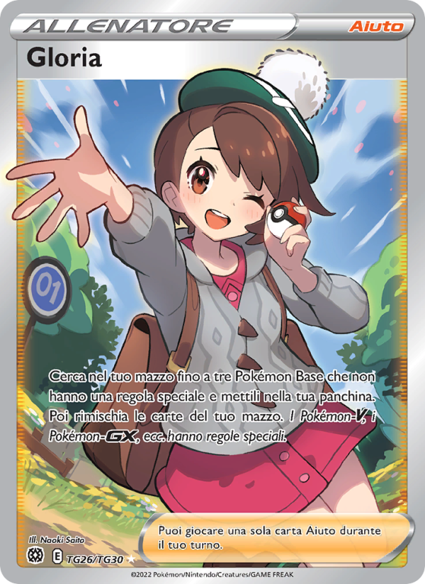 Gloria TG26 — Astri Lucenti (Italian Pokémon TCG card)