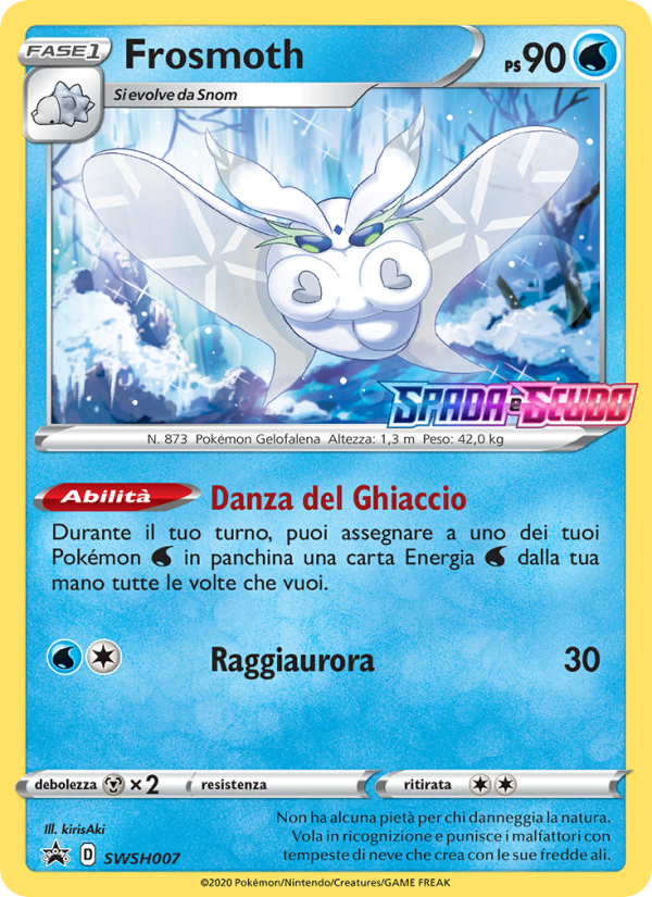 Frosmoth SWSH007 — SPSC Promo (Italian Pokémon TCG card)