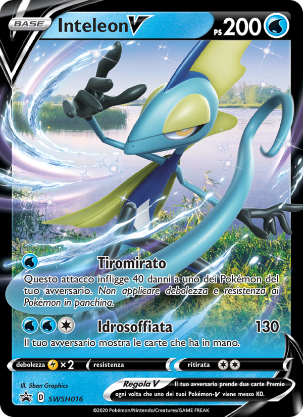 Inteleon V SWSH016 — Sword & Shield Promos (Italian Pokémon TCG card)