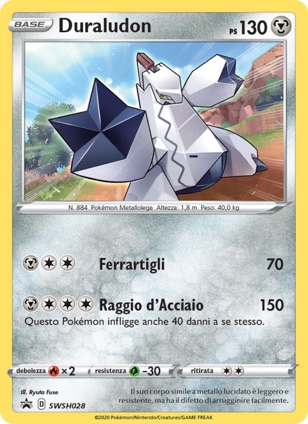 Duraludon SWSH028 — Sword & Shield Promos (Italian Pokémon TCG card)