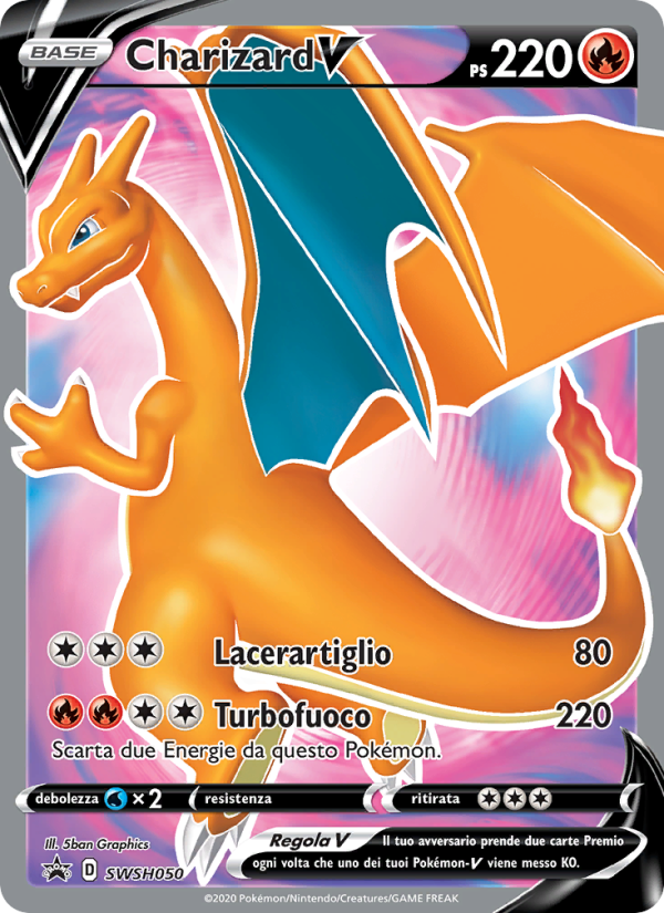 Charizard V SWSH050 — Sword & Shield Promos (Italian Pokémon TCG card)