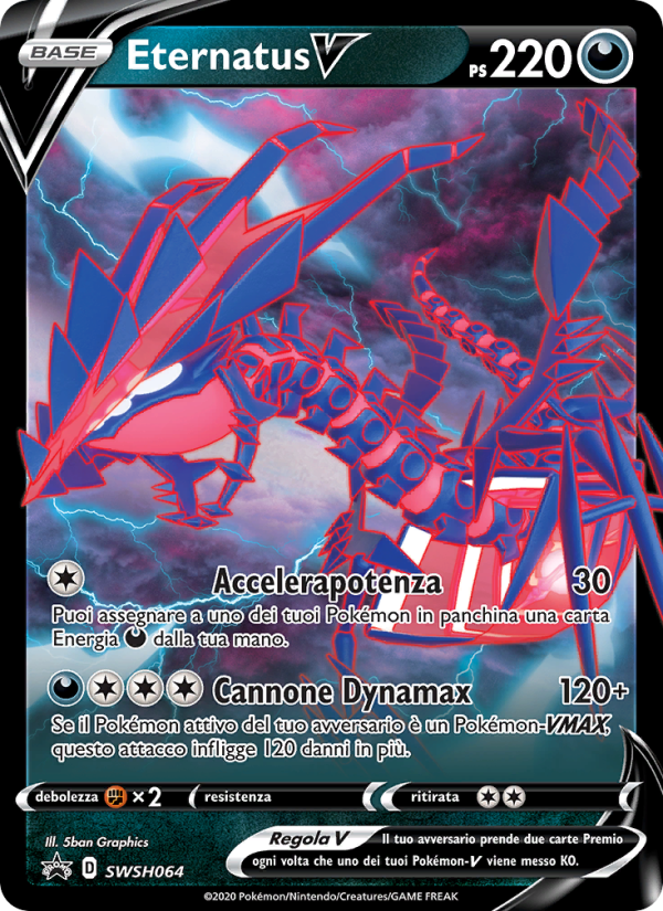 Eternatus V SWSH064 — SPSC Promo (Italian Pokémon TCG card)