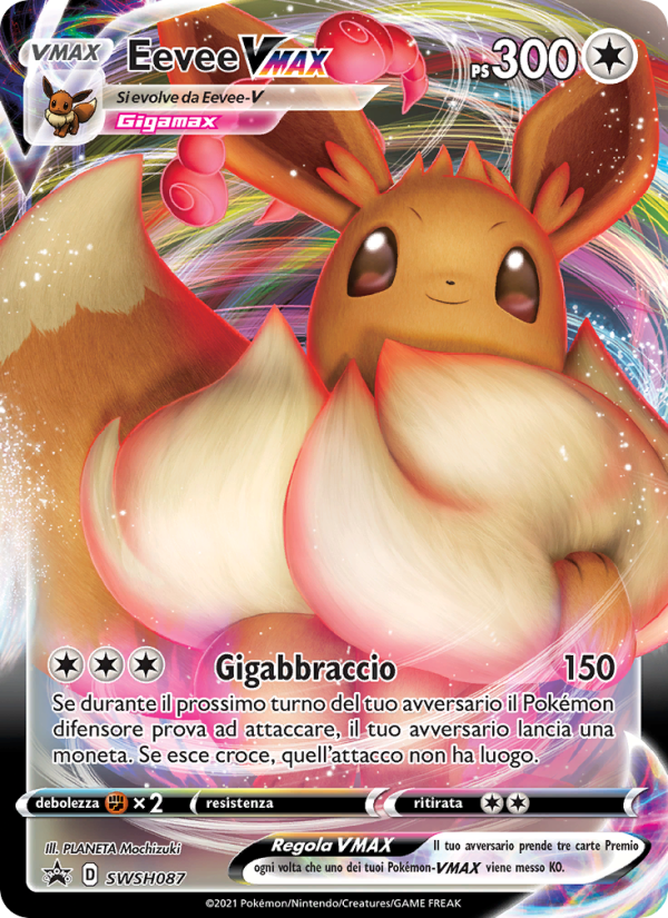 Eevee VMAX SWSH087 — Sword & Shield Promos (Italian Pokémon TCG card)