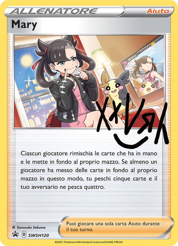 Mary SWSH120 — SPSC Promo (Italian Pokémon TCG card)