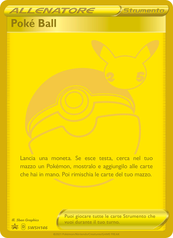 Poké Ball SWSH146 — SPSC Promo (Italian Pokémon TCG card)