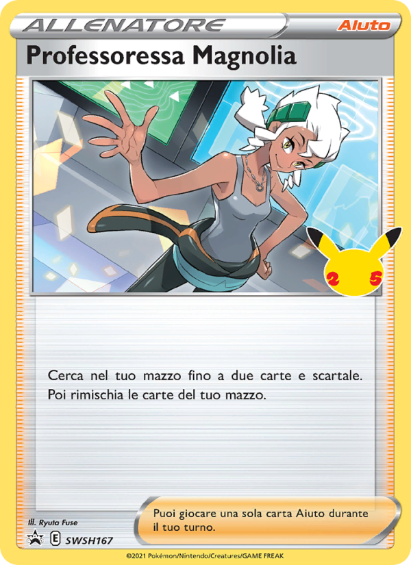 Professoressa Magnolia SWSH167 — SPSC Promo (Italian Pokémon TCG card)