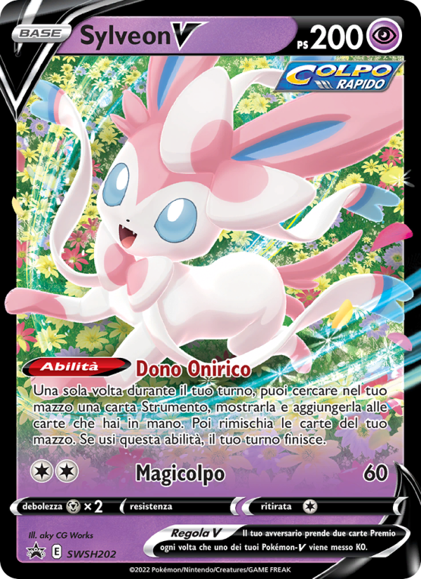 Sylveon V SWSH202 — SPSC Promo (Italian Pokémon TCG card)