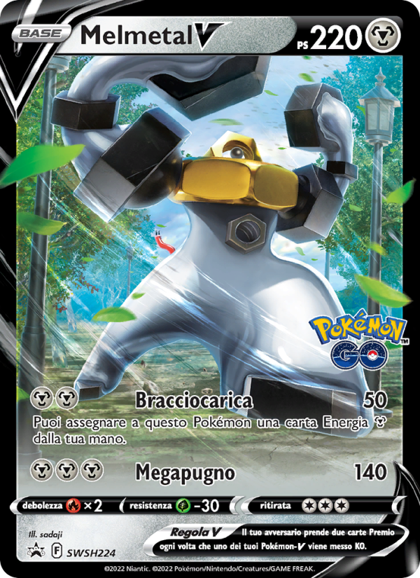 Melmetal V SWSH224 — SPSC Promo (Italian Pokémon TCG card)