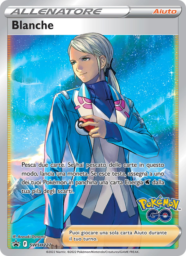 Blanche SWSH227 — SPSC Promo (Italian Pokémon TCG card)
