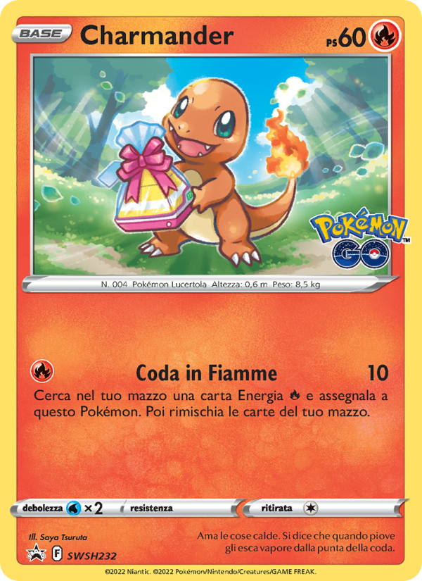 Charmander SWSH232 — SPSC Promo (Italian Pokémon TCG card)